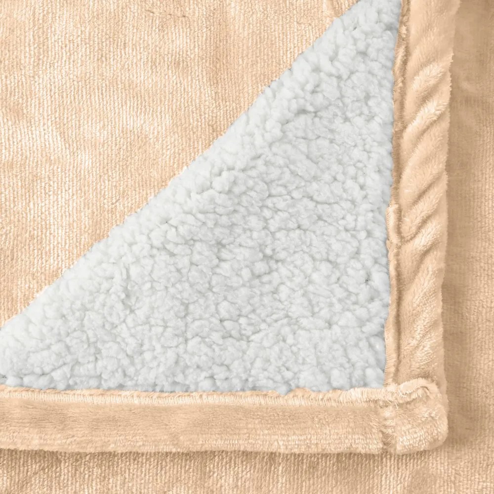 Polášek Mikroflanelová deka s barančekom - Tmavošedá | 100 x 150 cm