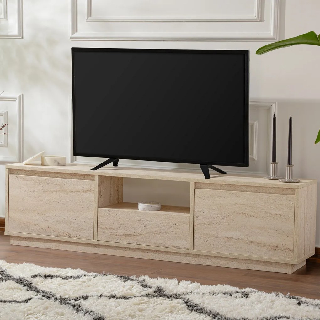 TV stolík Vanguard Travertín