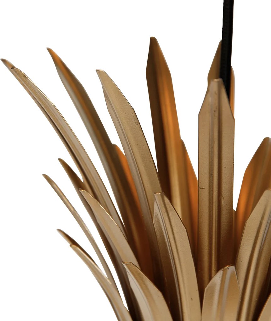 Závesné svietidlo Art Deco zlaté 3-svetlo - Wesley