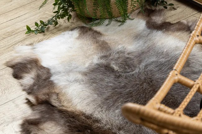 Koberec RENIFER POK018 hnedý / sivý