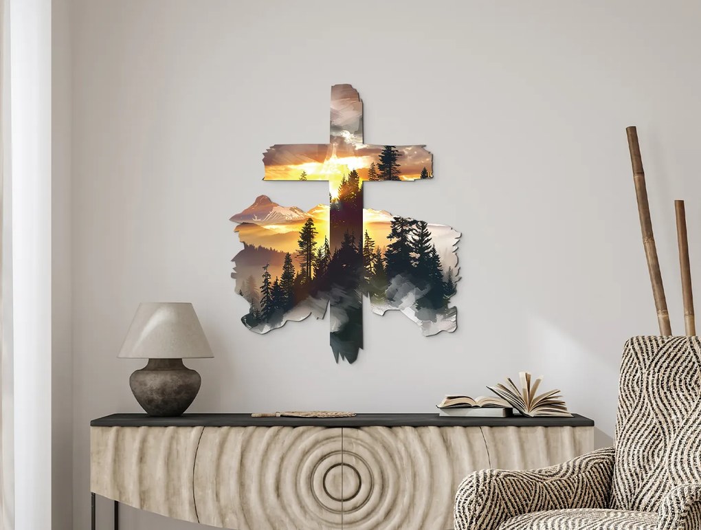 drevko | Obraz Krása stvorenia v kríži 60 x 495 cm