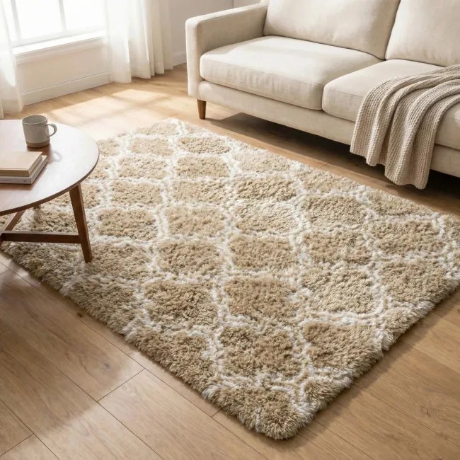 Protišmykový koberec DECOR béžový