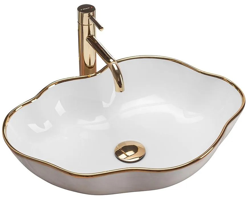 Umývadlo na dosku Pearl Gold Adge