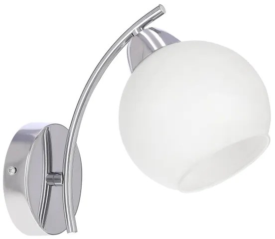 Nástenná lampa AMOS 1xE27/40W/230V lesklý chróm