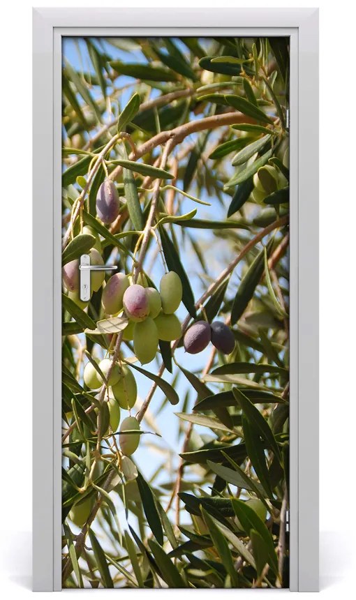 Fototapeta samolepiace Olivy na strome 75x205 cm