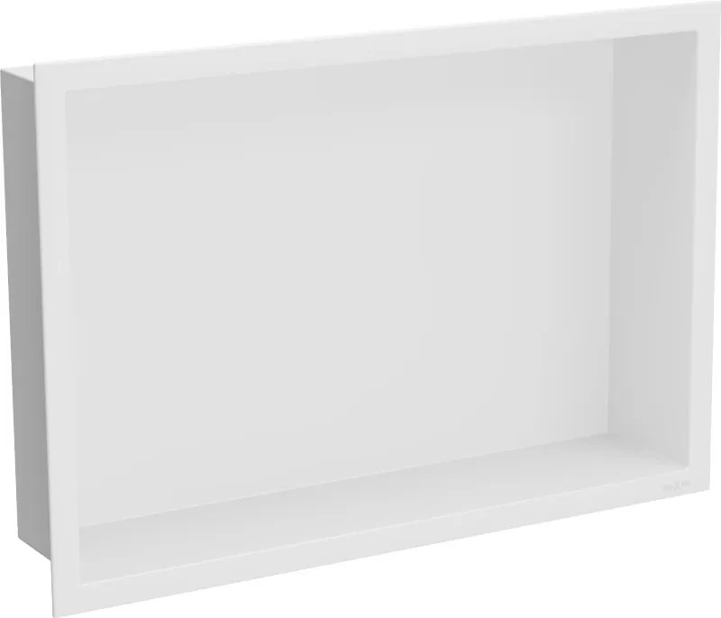 Mexen X-Wall-R nástenná polica s rámom 45 x 30 cm, biela - 1920453010