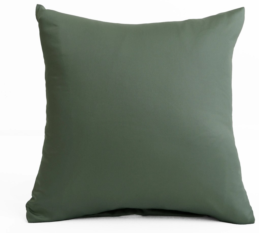 Saténová obliečka na vankúš 50 x 50 cm - Diana olivová