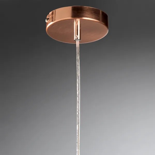 ONLI - Luster na lanku DODO 1xE27/22W/230V medená