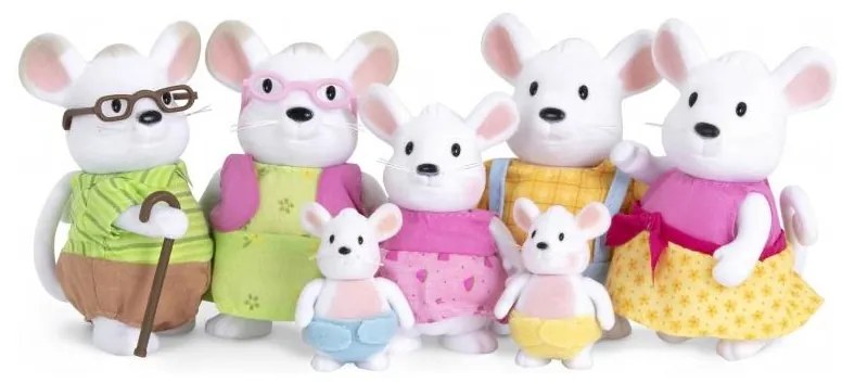 Li'l Woodzeez - Set postavičiek NIBBLEKIN rodina myší