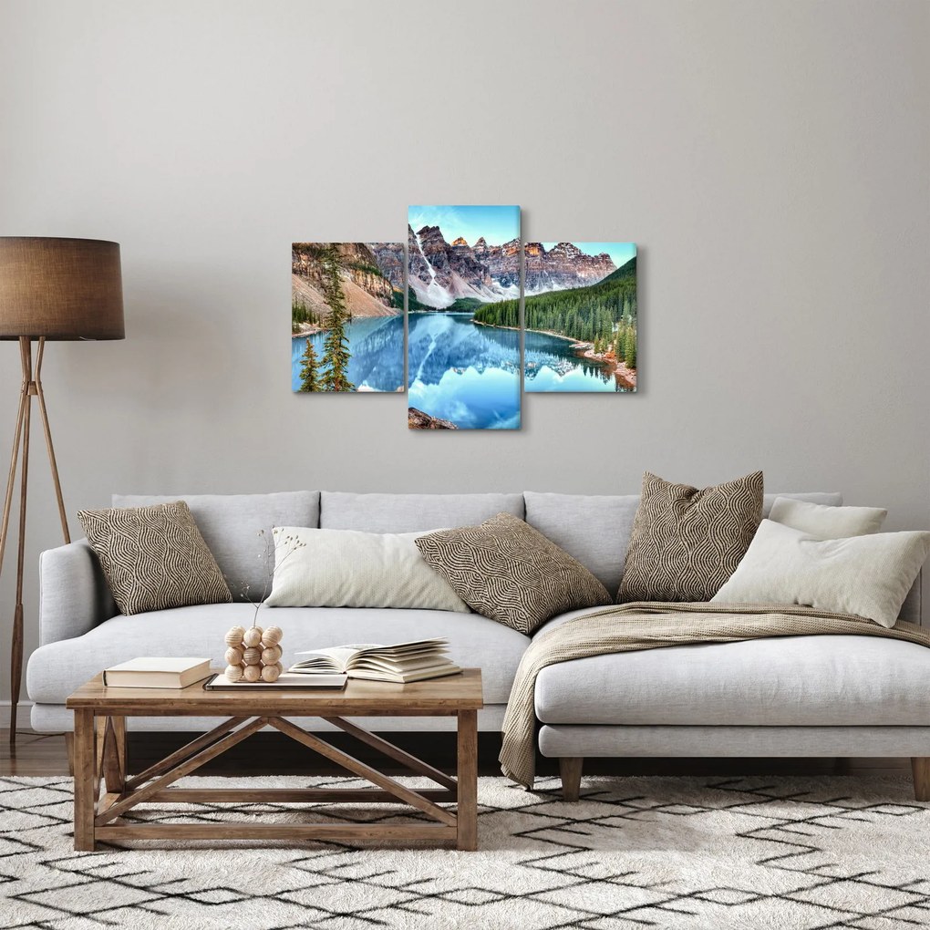 Obraz - Moraine lake (90x60 cm)