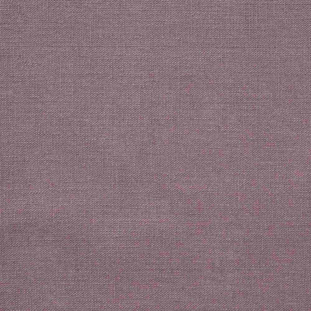 Starofialová ľanová obliečka na vankúš s riaseným lemom Linen Tales, 50 x 60 cm