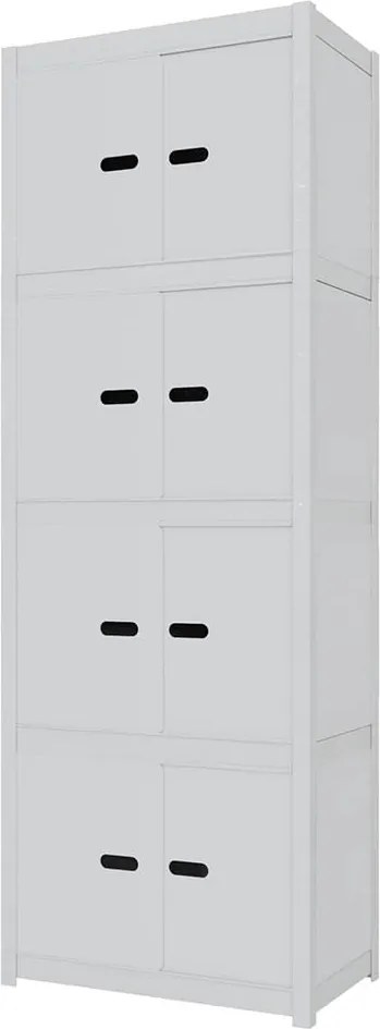 Kancelárska skriňa biela 3-dverový modul AR Style D-Carbon