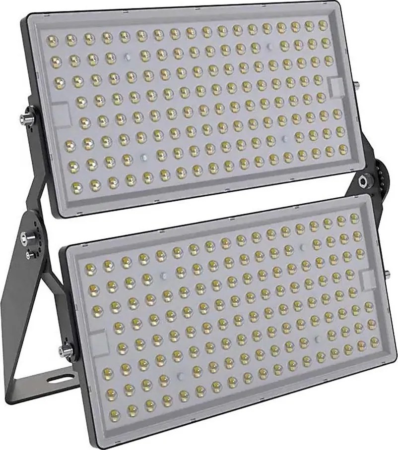 LED reflektor 500 W/230 V, 4000 K, IP65, šedý
