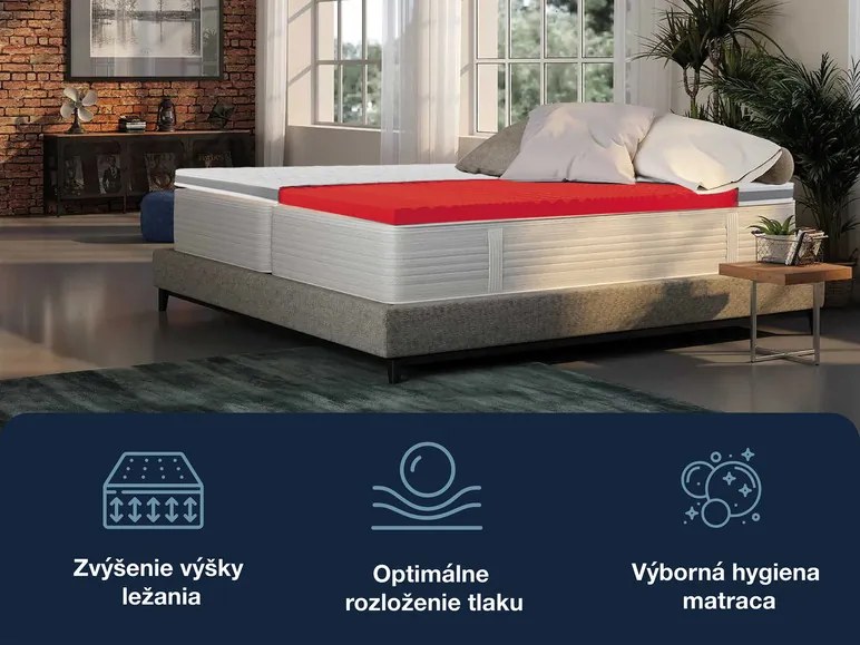 Hn8 Schlafsysteme 7-zónový hybridný penový vrchný matrac Dynamic Classic Comfort (180 x 210 cm) (100331935)