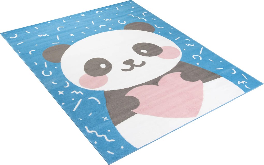 TA Koberec DY98E MODRÝ VESELÝ VTÁK Rozmer: 140x200 cm