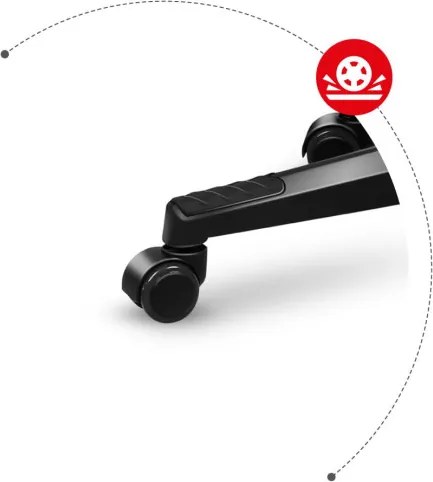 Herná stolička Force - 4.7 sivá mesh