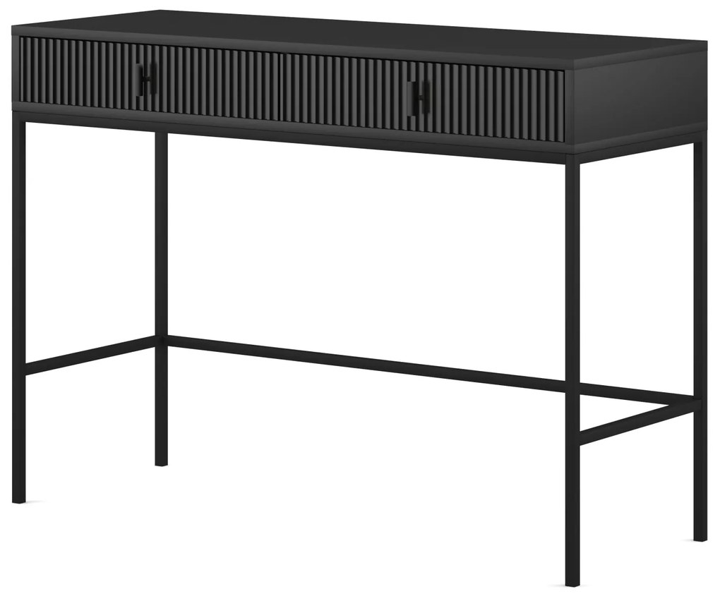 Toaletný stolík Maggiore 104 cm čierny