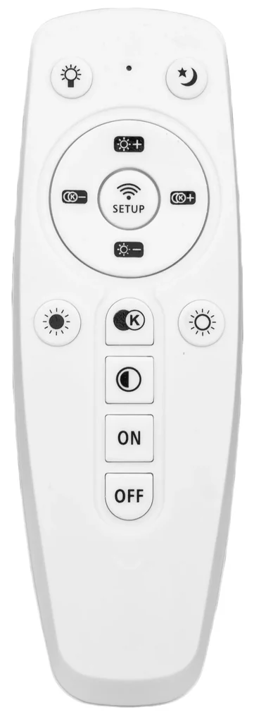 Toolight - LED stropné svietidlo APP819-CP + diaľkové ovládanie, chrómová, OSW-04029