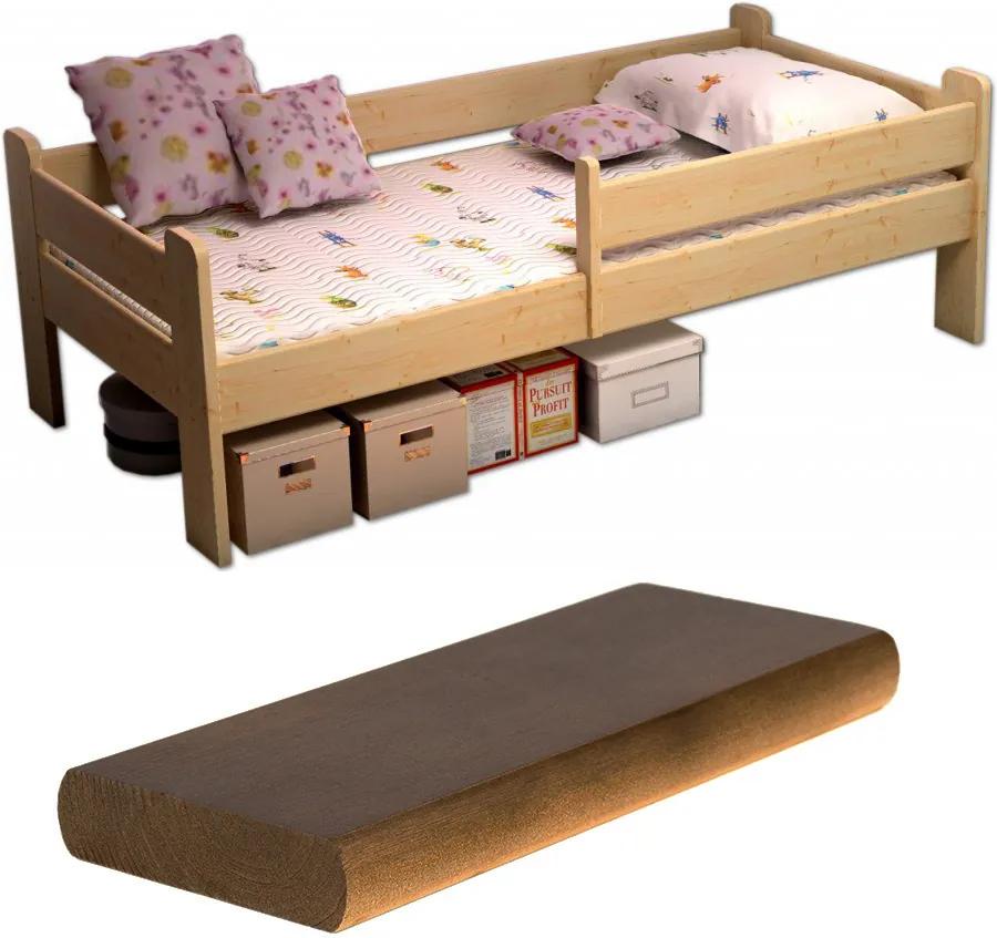 FA Detská posteľ Oľga 12 180x80 cm - viac farieb Farba: Prírodná