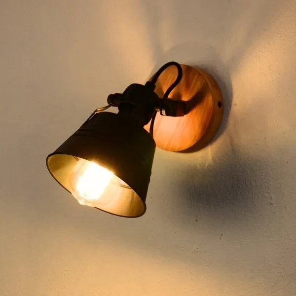 Globo 15466S-1 - Nástenné bodové svietidlo GÜNTHER 1xE27/60W/230V