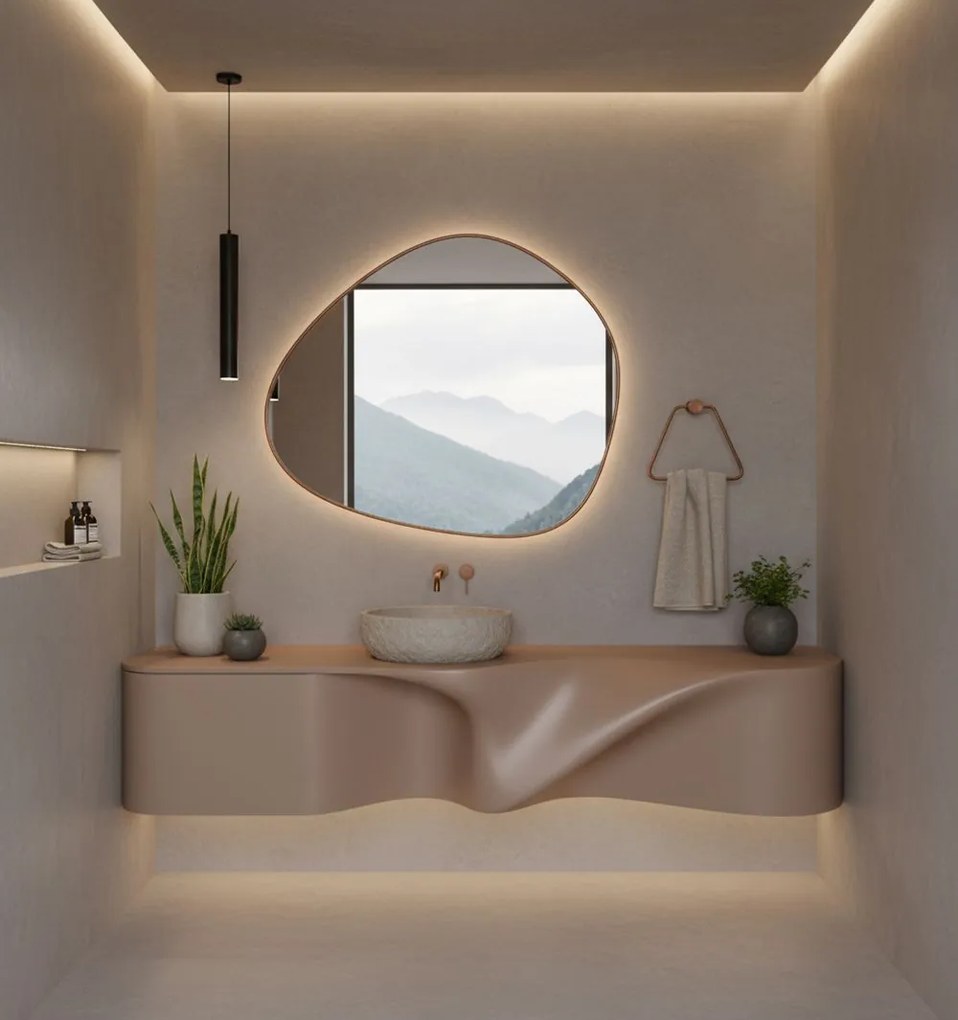 Rea Tomi, vešiak na uterák, medená matná, REA-88077