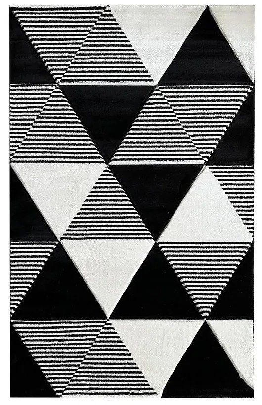 Koberec Modern 1,6/2,3 E781A čierna