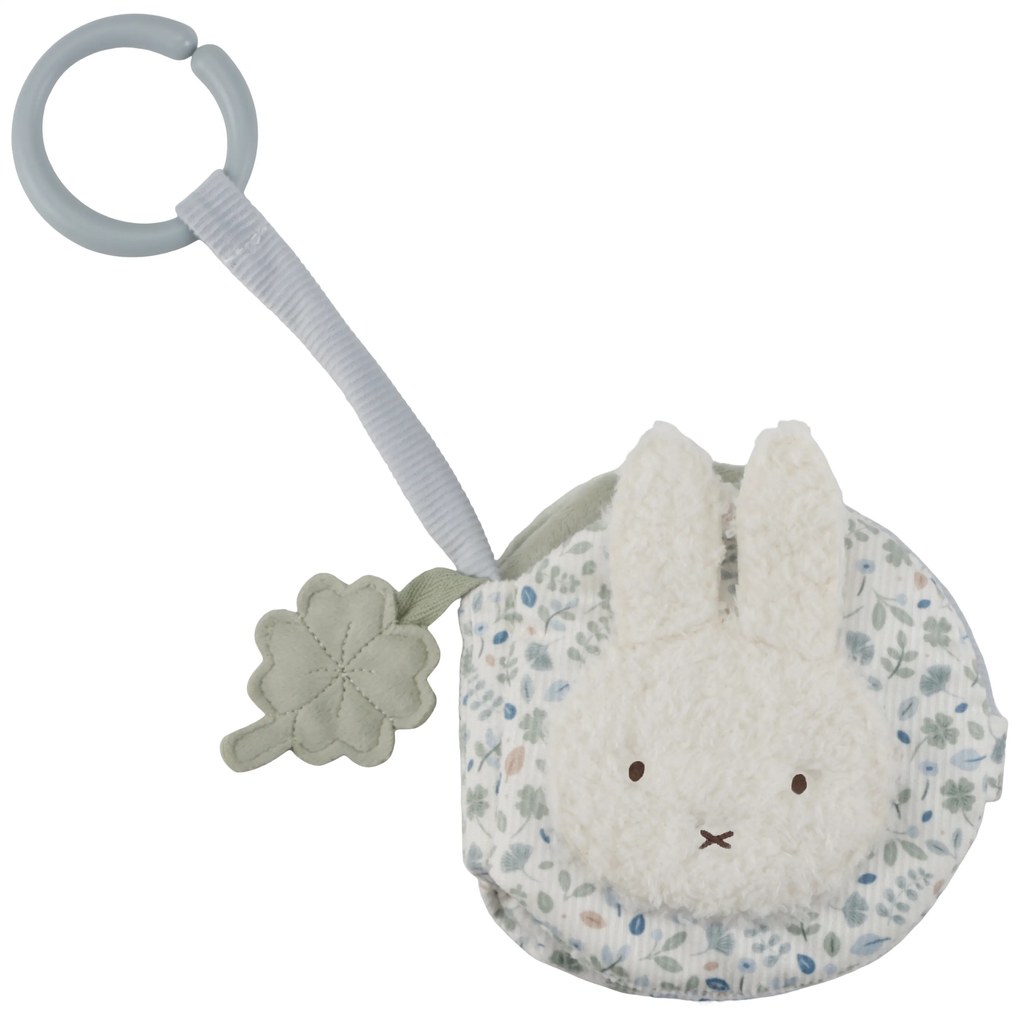 Závesná textilná knižka králiček Miffy Lucky Leaves