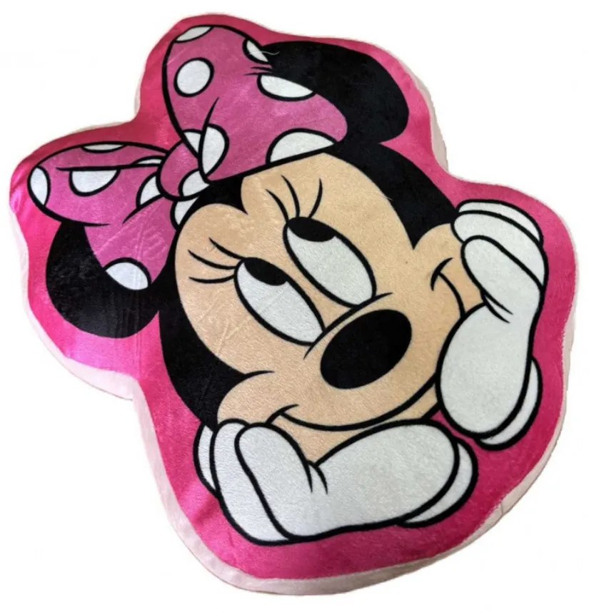 3D mikroplyšový detský vankúšik Minnie Setino Tiahome