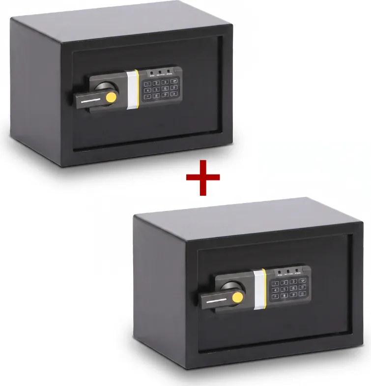 Nábytkový sejf s elektronickým zámkom 1+1 ZADARMO, 200 x 310 x 200 mm