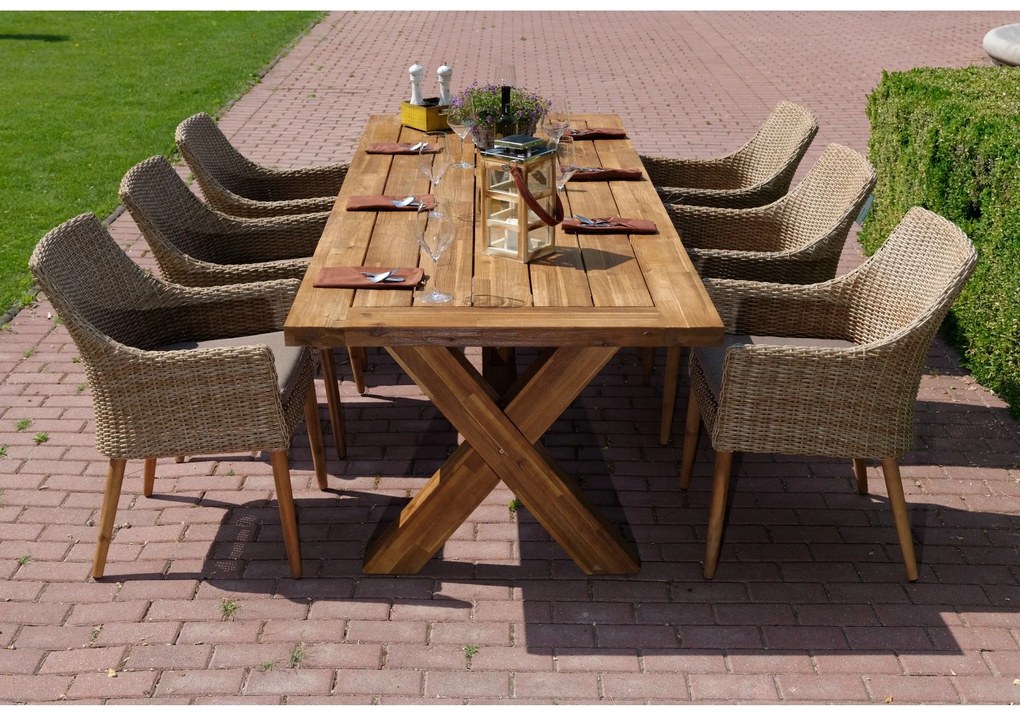 Norwick teak stôl 250 cm