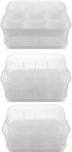 KRUZZEL Box na stavebnice s 2 úrovňami - organizér na hračky - Kruzzel