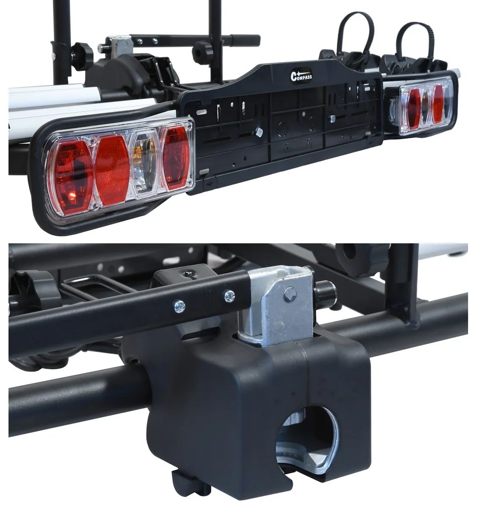 Compass Nosič bicyklov na ťažné zariadenie E-BIKE TÜV, 2 bicykle