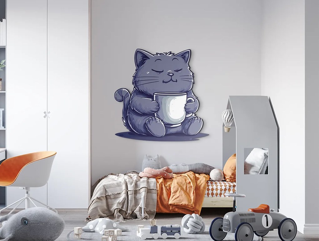 drevko | Obraz na stenu Mačacia siesta 45 x 455 cm