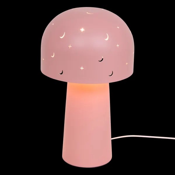Atmosphera - Detská stolná lampa STARRY MUSHROOM 1xE14/25W/230V ružová