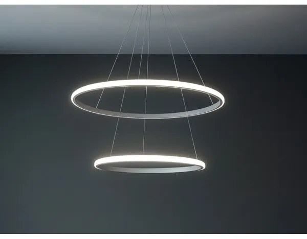 Stmievateľný LED luster na lanku LED/55W/230V 3000-6500K pr. 60 cm + diaľkové ovládanie