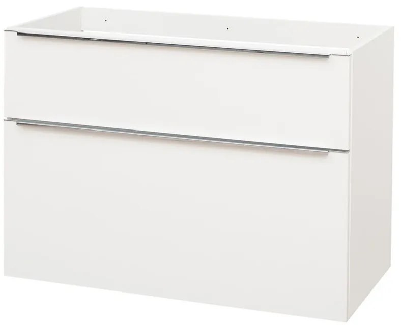 Mereo Mereo, Mailo, kúpeľňová skrinka 101 cm, chrómové madlo, MER-CN512S