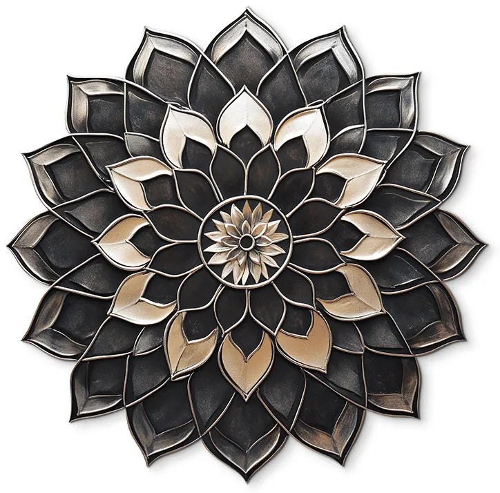 drevko | Kvetinová mandala Okrasné slnko 445 x 45 cm