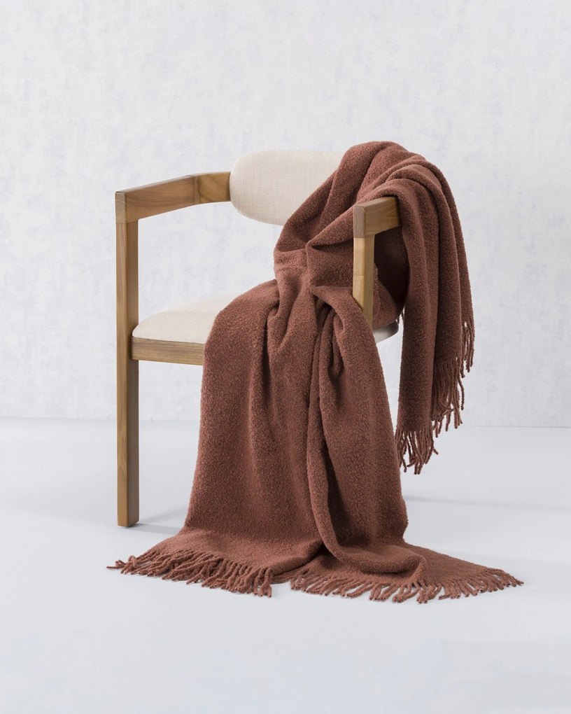 Deka Boucle 140x200cm cinnamon