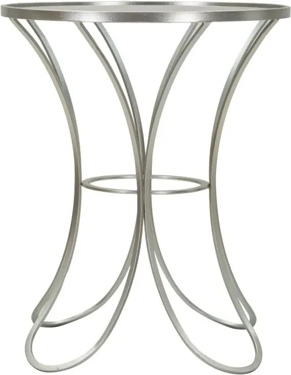 Odkladací stolík Trixy 56 cm strieborný
