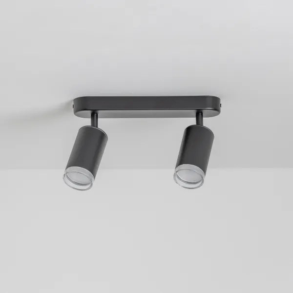 Brilagi - Kúpeľňové bodové svietidlo SELE 2xGU10/30W/230V IP44 čierna