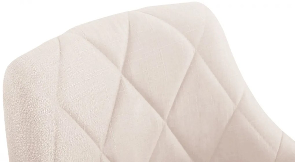 Pracovná stolička Lazio - látka - Krémová