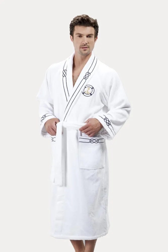 Soft Cotton Luxusný pánsky župan MARINE MAN v darčekovom balení