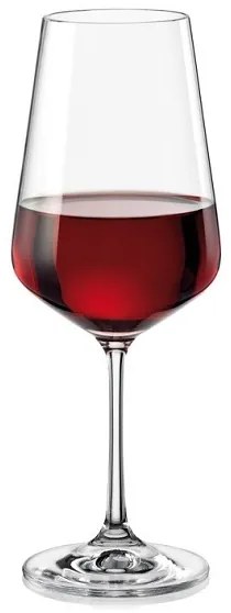 Crystalex Poháre na víno SANDRA 450 ml, 6 ks