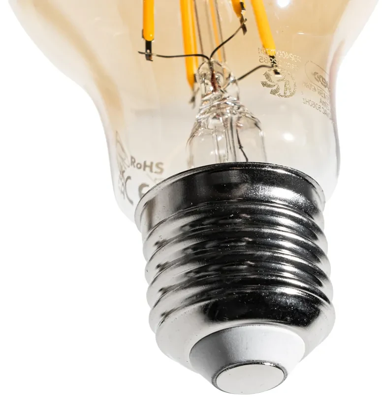 Sada 5 stmievateľných LED žiaroviek E27 A60 zlatá 4W 420 lm 2200K