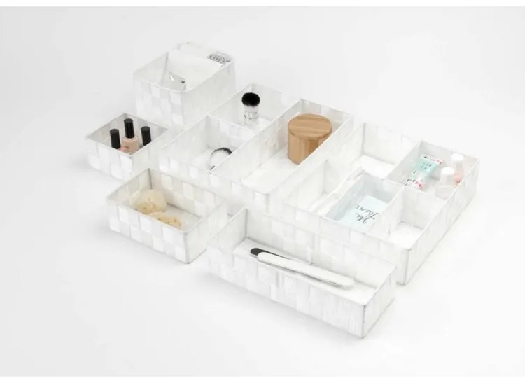 Organizér Compactor TEX 19 x 14 x 13 cm, biela