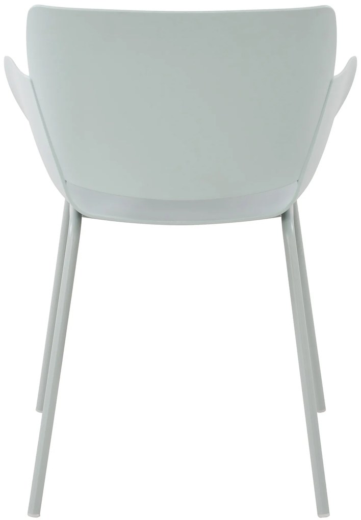 Design-Shop Set 2 stoličiek Alpena - tyrkysová