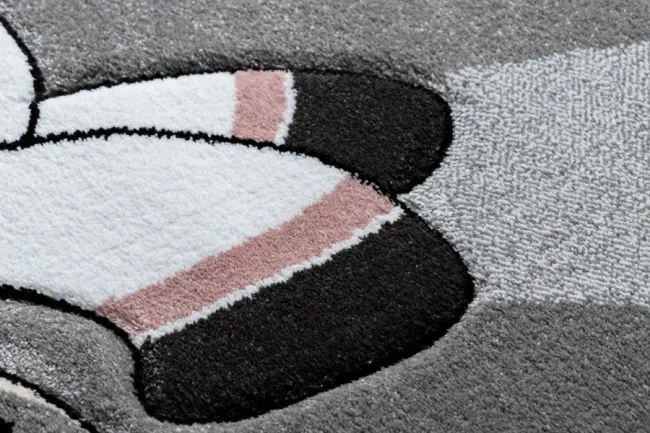 Koberec PETIT UNICORN JEDNOROŽEC sivý