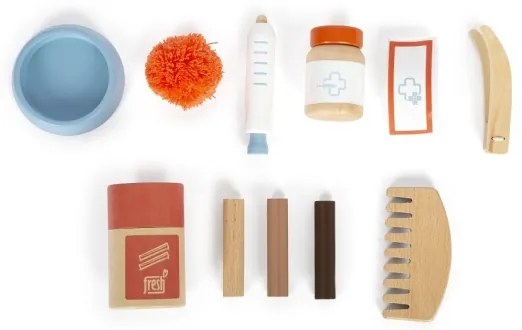 Small Foot - Plyšová mačka s ošetrovateľskou sadou