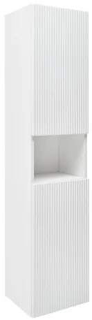 Kúpeľňová skrinka vysoká SAT Evolution 36x165x32 cm biela matná mat SATEVOV36WM, 1 ks