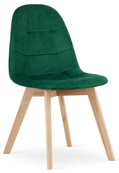 Set dvoch jedálenských stoličiek BORA zelené (2ks)